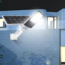Zestaw solarny latarnia LED 400W IP65, panel, pilot i mocowanie