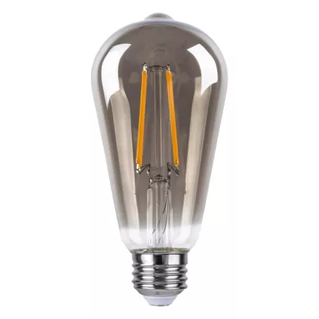 Żarówka ledowa retro Edison LED E27 Filament Vita 2200K 6W przydymiona